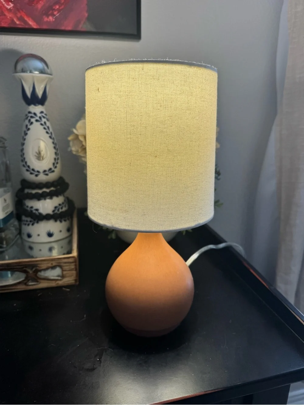 Terra Cotta Desk Table Lamp